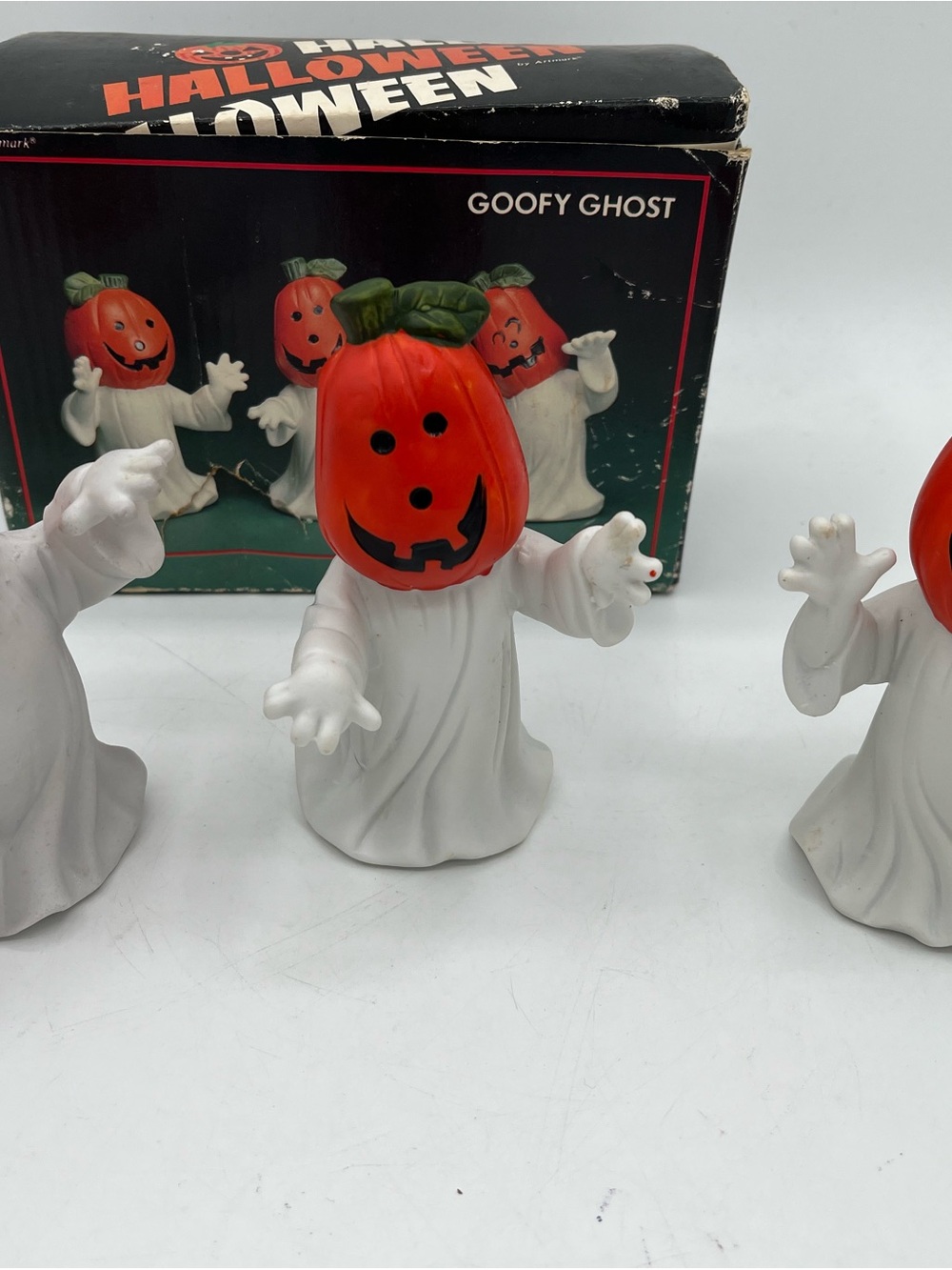 Artmark Ceramic Goofy Ghosts Figurines  set of 3